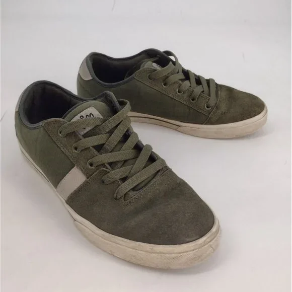 Jason Dill Etnies Y2K Vintage Olive Green Skate Shoes Sneakers